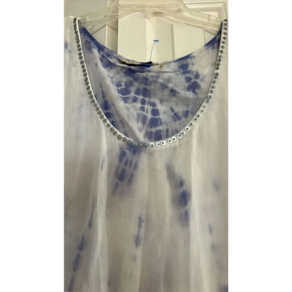 Soft Surroundings Lined Tie Dye Dress/Coverup